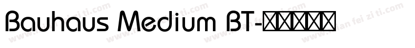 Bauhaus Medium BT字体转换